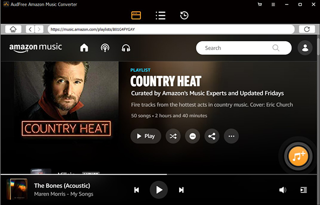 import amazon music songs to audfree amable