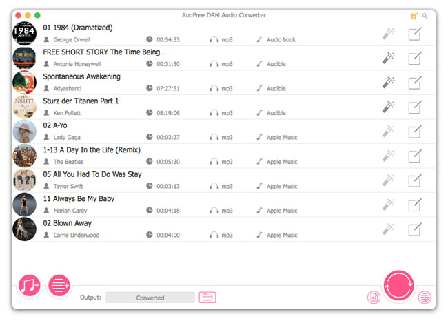 add 256kbps apple music to audfree auditior