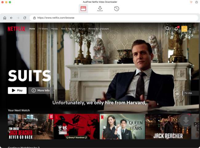 search for netflix movies to download