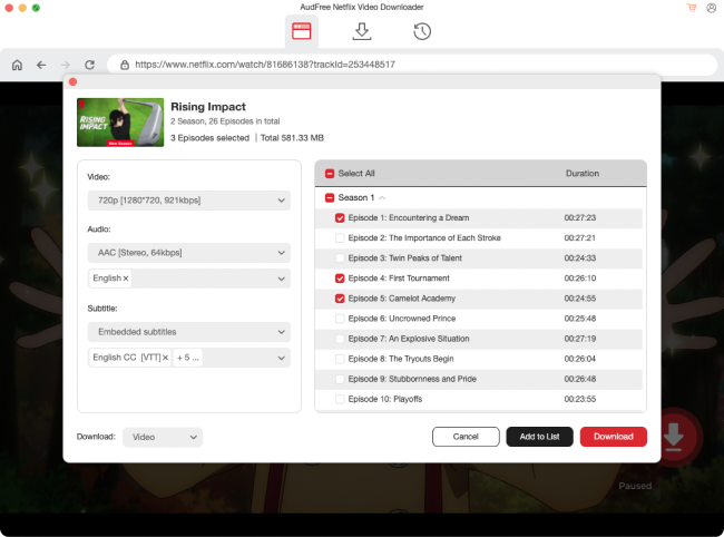 find and download netflix videos with audfree netflix downloader