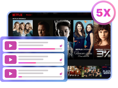 5x download netflix movies