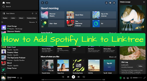 how to add spotify link to linktree