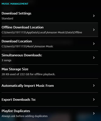 amazon music download location