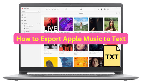 export apple music playlist to text