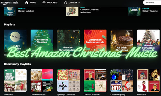 best amazon christmas music