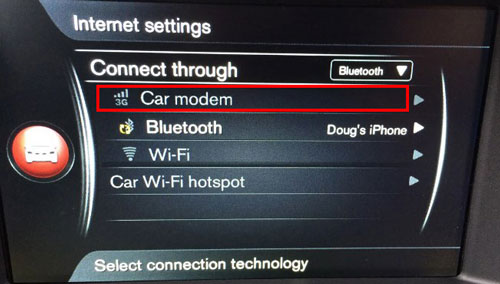 connect volvo to internet