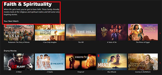christian movies on netflix