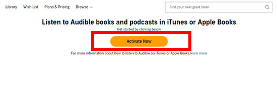 connect audible to itunes