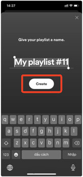 create spotify playlist on mobile