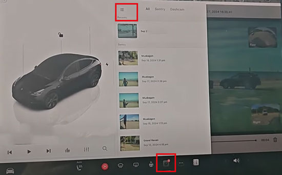 use dashcam to watch netflix on tesla