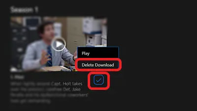 delete download on netflix laptop