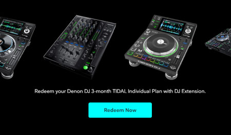 tidal 3 month free trial with denon dj