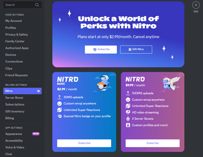 discord nitro