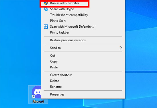 run discord as administrator on windows