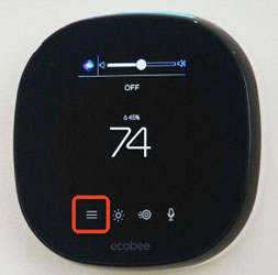 enable siri on ecobee