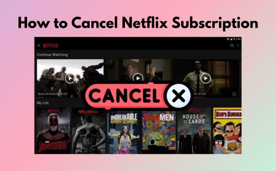 how to cancel netflix subscription