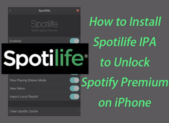 how to install spotilife ipa