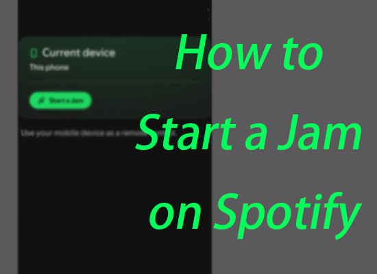 how to start a jam on spotify