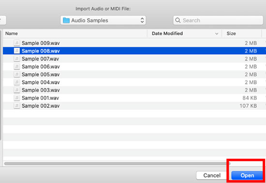 import audio on ableton live on mac