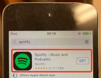 download and install spotify on ipod touch