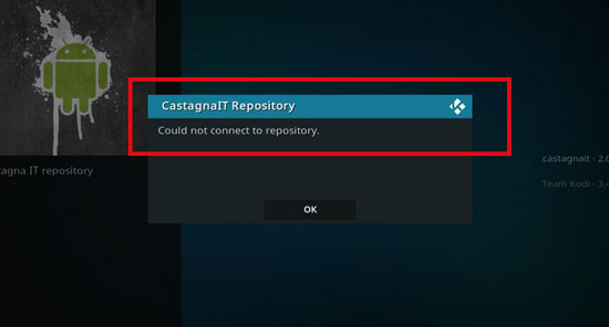 could not connect to repository on kodi when install netflix addon