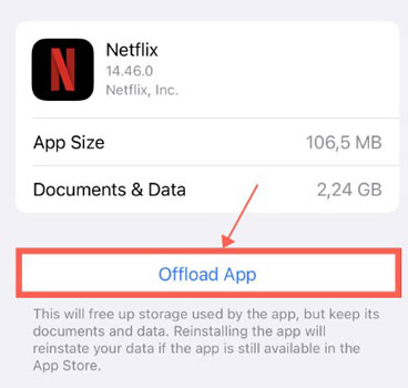 clear netflix iphone app cache to solve netflix does not work