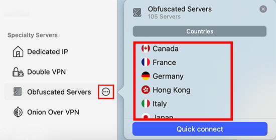 vpn server list example