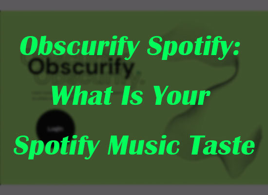 obscurify spotify