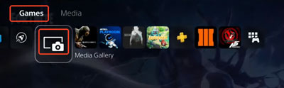 ps5 media gallery