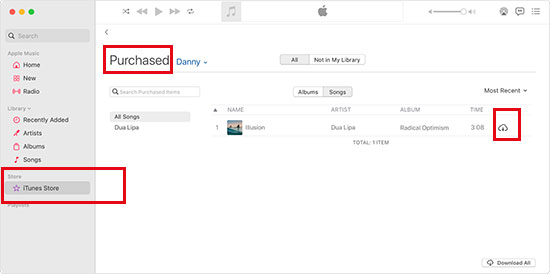 download purchased apple music songs on mac