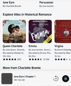 audible title recommendations on android