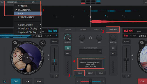 how to record tidal music in virtual dj