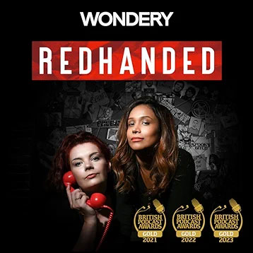 redhanded best true crime podcast on amazon music