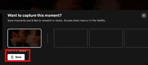 save netflix clips from netflix moments feature