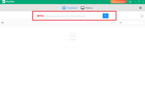 search netflix videos on movpilot netflix downloader
