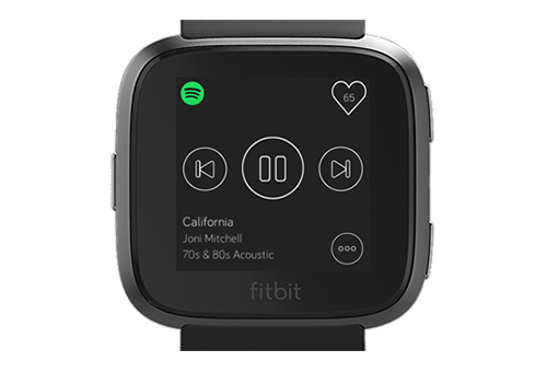 how to login to spotify on fitbit versa 2