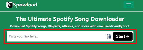 spowload spotify to mp3 converter online