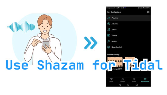 use shazam for tidal