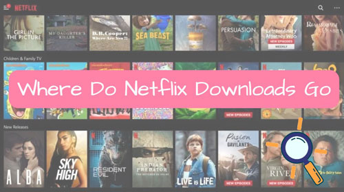 where do netflix downloads go